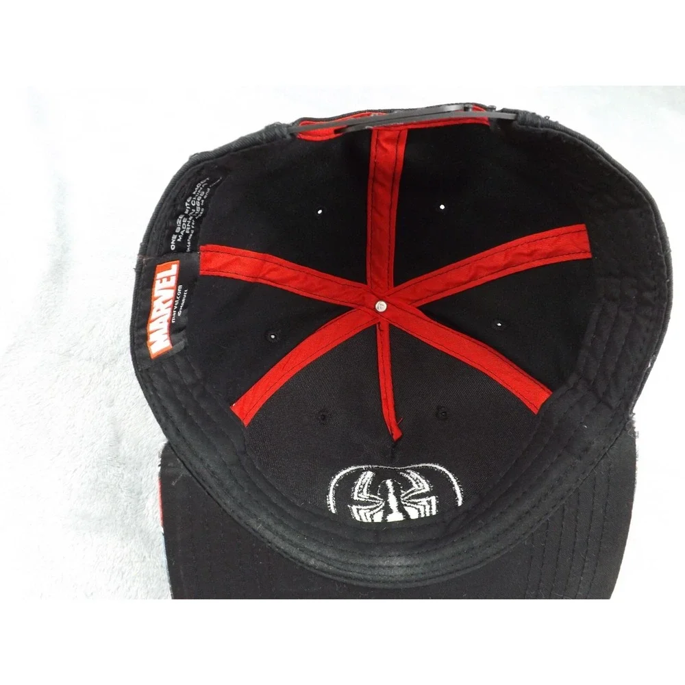Spiderman Marvel Cap/Hat Graphic‎ Multicolor Snapback One Size Fits Most Spider